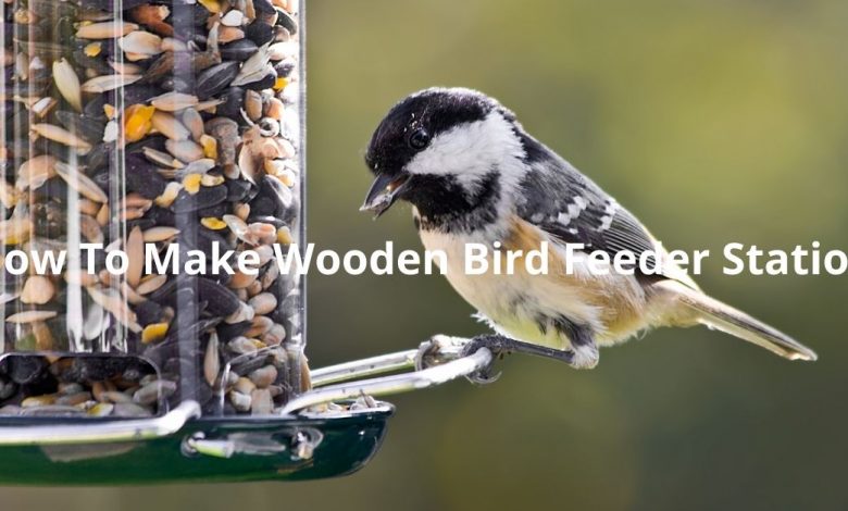 How To Make Wooden Bird Feeder Station
