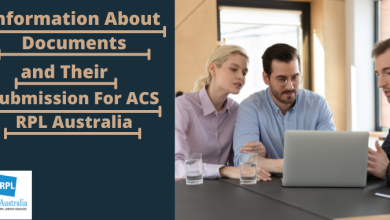 Photo of Information About Documents and Their Submission For ACS RPL Australia