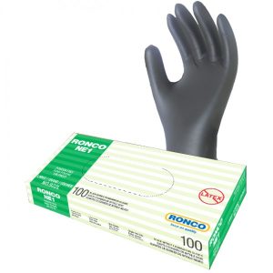 black nitrile gloves