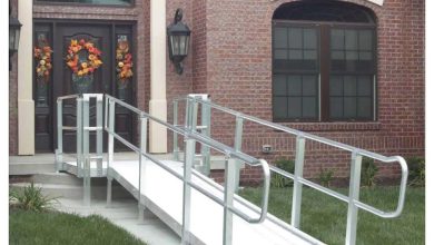 Photo of Portable Ramps with Handrails – Top Medical Mobility Inc