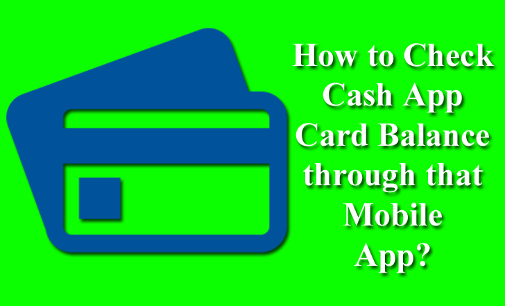 Check Cash App Card Balance