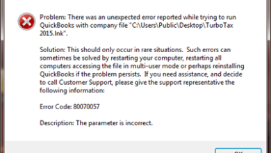 Photo of What is QuickBooks error code 80070057 and How to Fix?