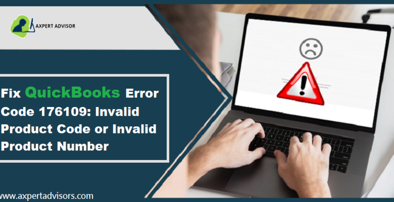 Fix QuickBooks Error code 176109 Invalid Product Code or Invalid Product Number - Featuring Image